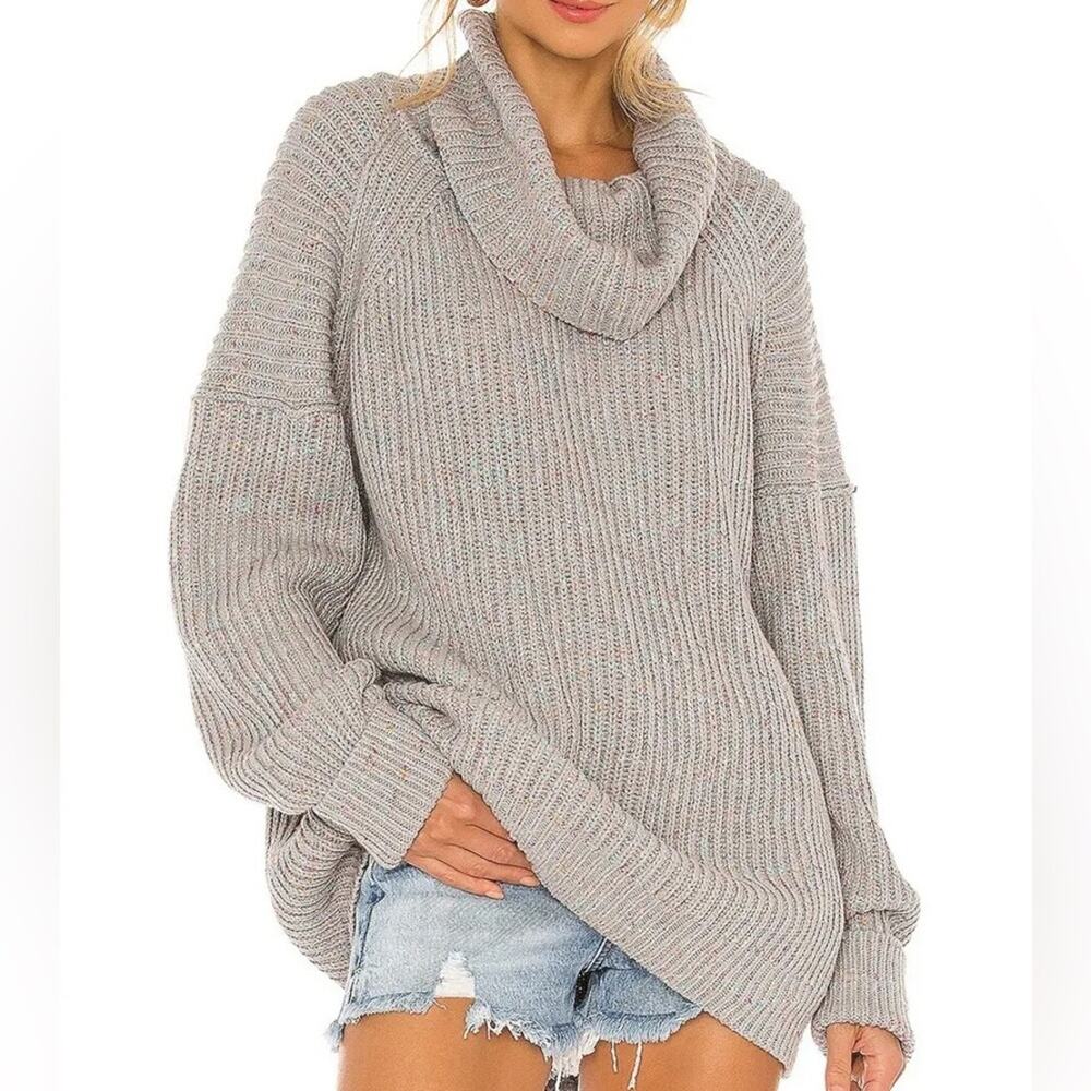 Free People Leo Tunic Silver Gleam Size Small